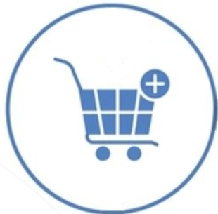 eshop košík modr